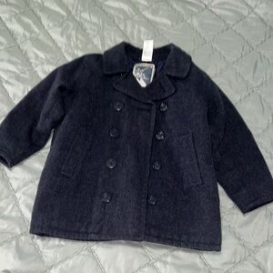 Old navy dark gray toddler 4T Pea coat